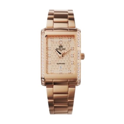 Roscani ROSWE624G0 23X35MM Rose Gold Stainless Steel Strap Analog Quartz Women Watch